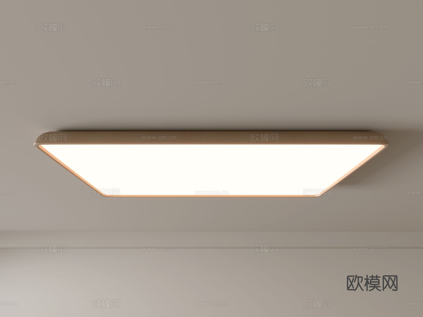 现代吸顶灯 几何形吸顶灯 卧室灯 艺术造型灯具 时尚客厅灯su模型