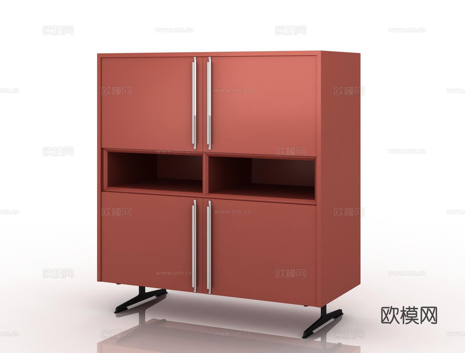 哈根hgds-c105边柜3d模型