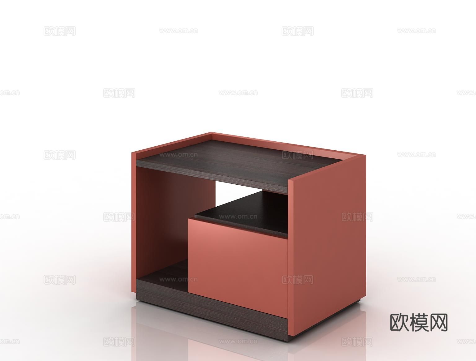 哈根HGDS-C054床头柜3d模型