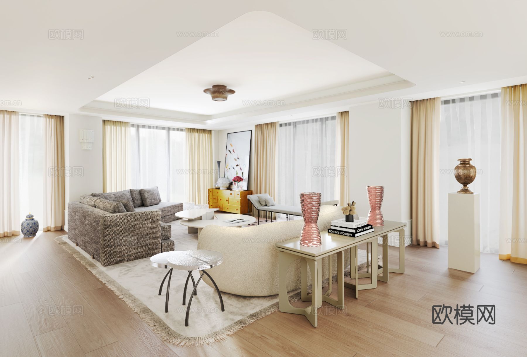 Beatriz Silveira 西班牙客厅3d模型