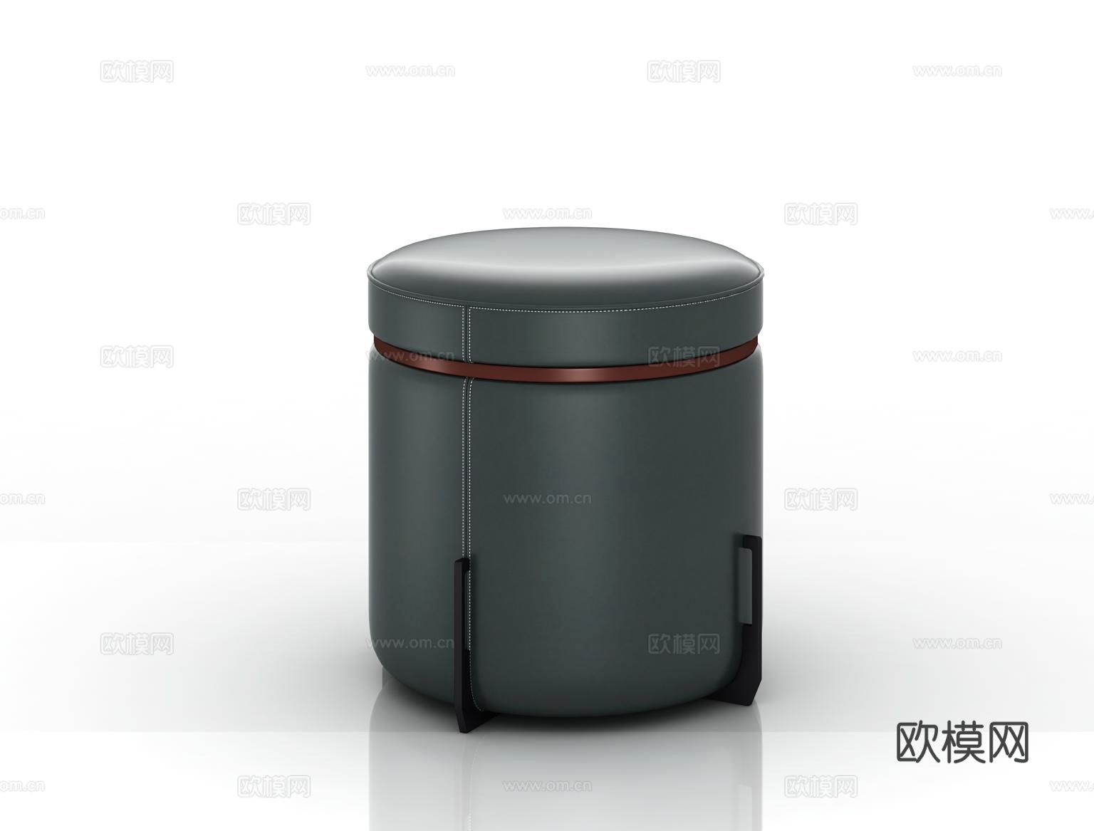 哈根HGDS-C140茶凳3d模型