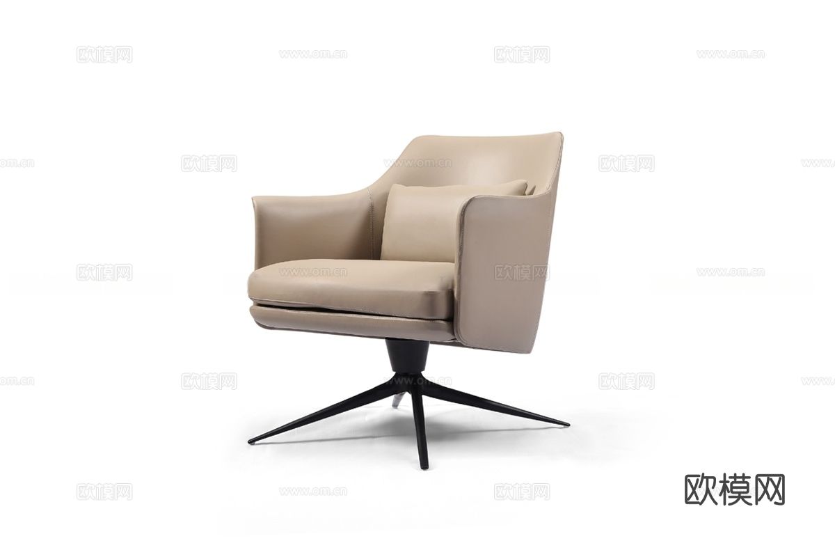 哈根HGDS-B30休闲椅3d模型