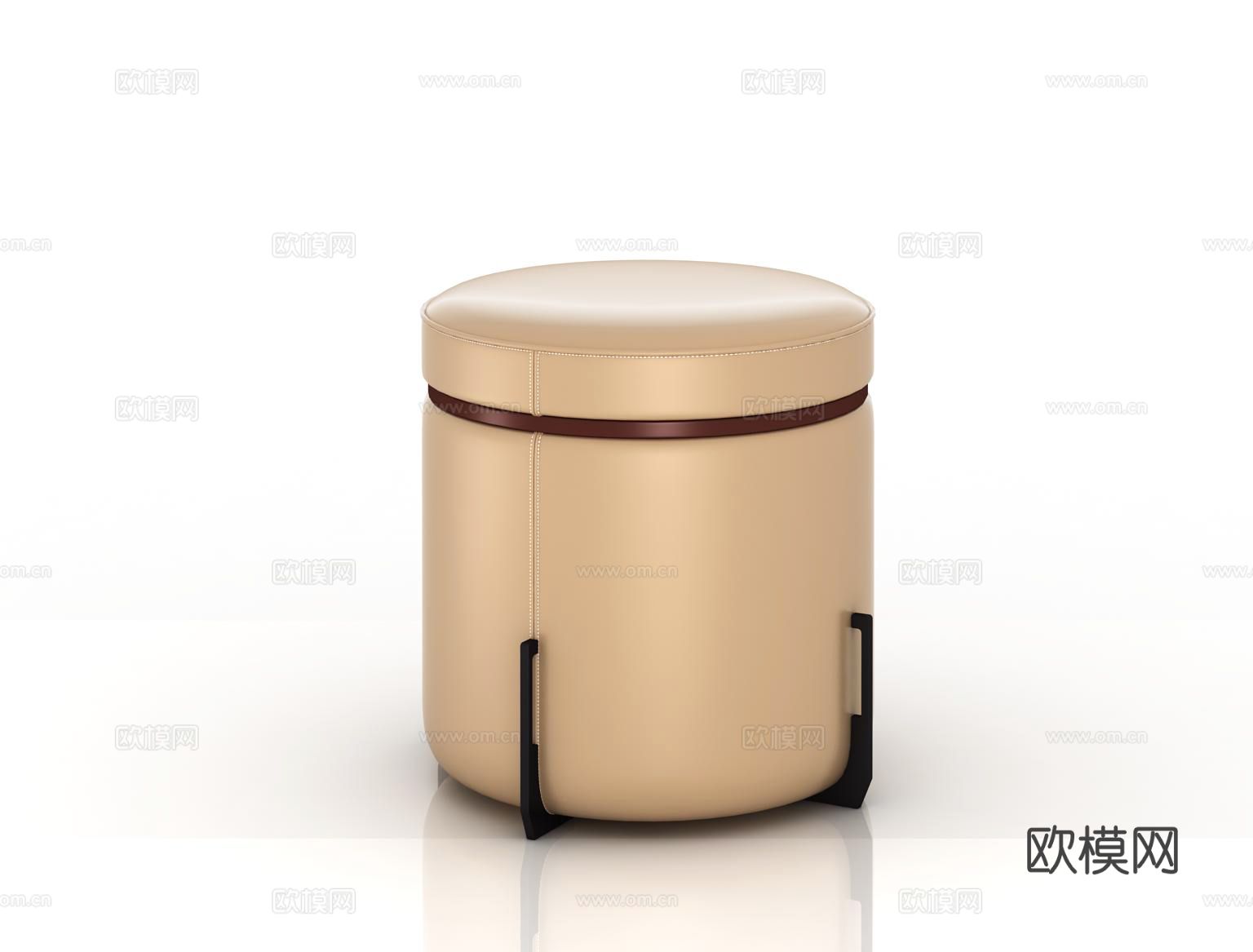 哈根HGDS-C140茶凳3d模型