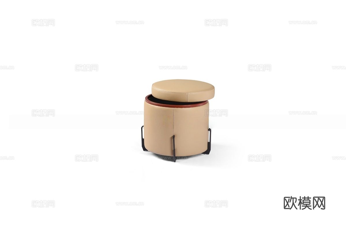 哈根HGDS-C140茶凳3d模型