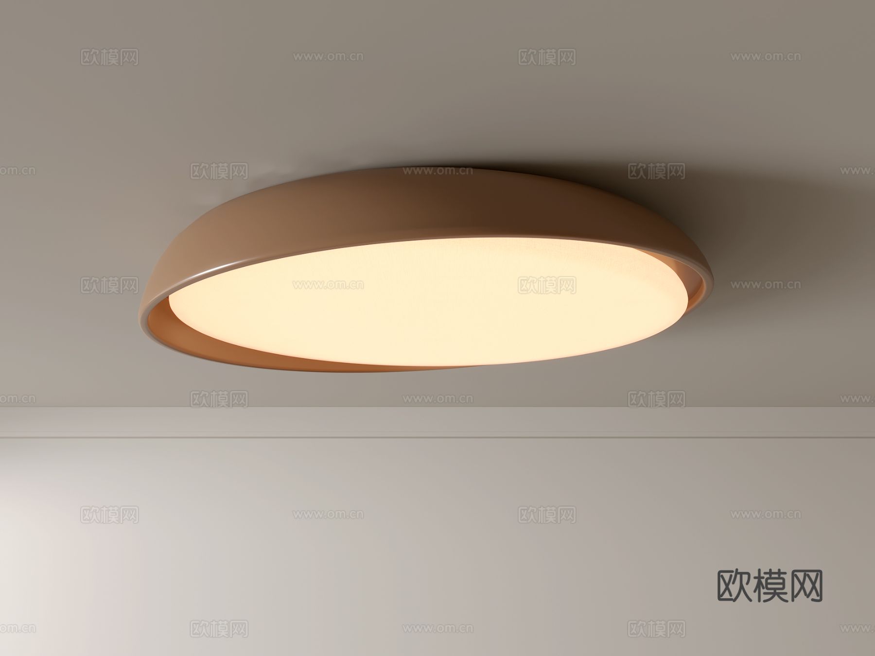 现代吸顶灯 几何形吸顶灯 卧室灯 艺术造型灯具 时尚客厅灯3d模型