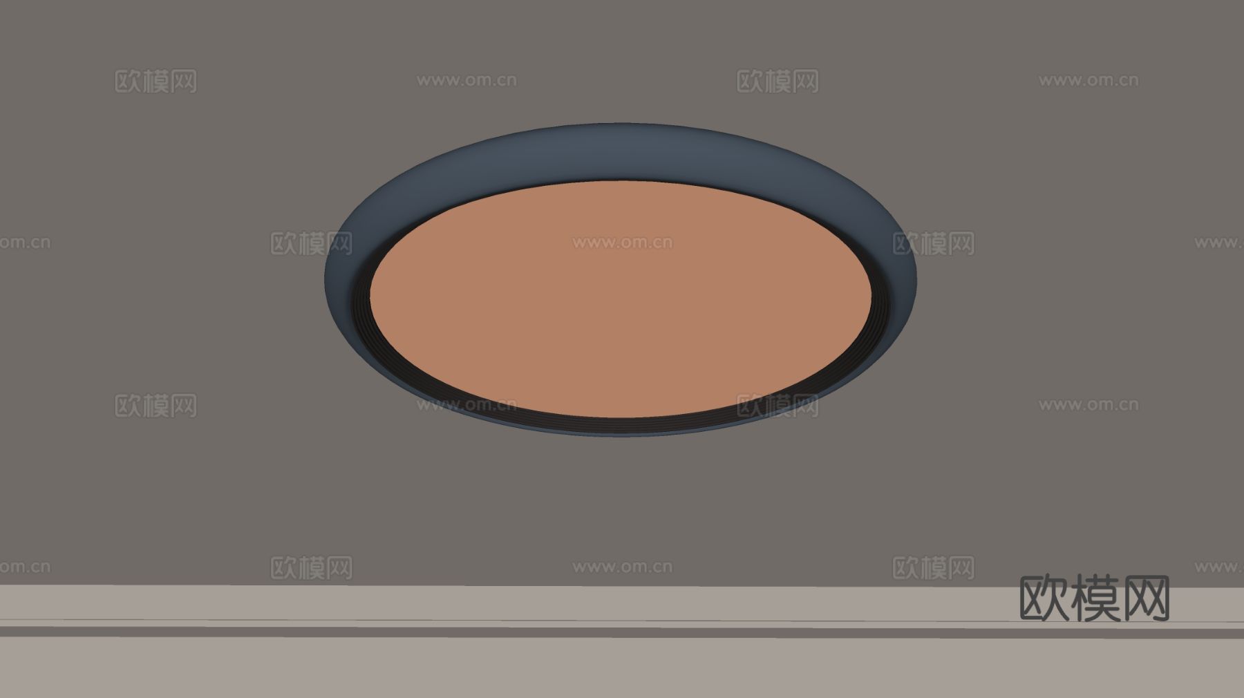 现代吸顶灯 几何形吸顶灯 卧室灯 艺术造型灯具 时尚客厅灯su模型