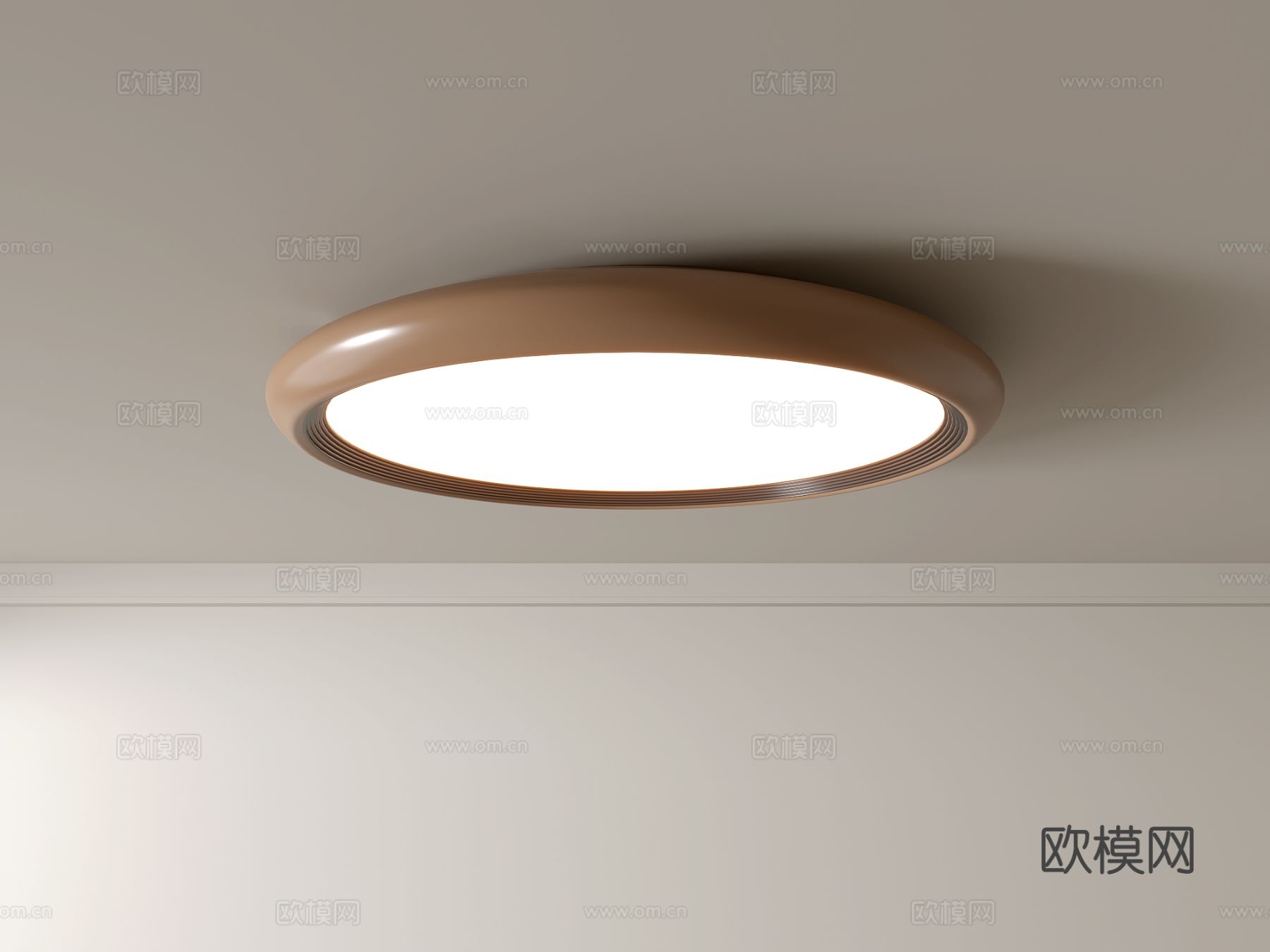 现代吸顶灯 几何形吸顶灯 卧室灯 艺术造型灯具 时尚客厅灯su模型