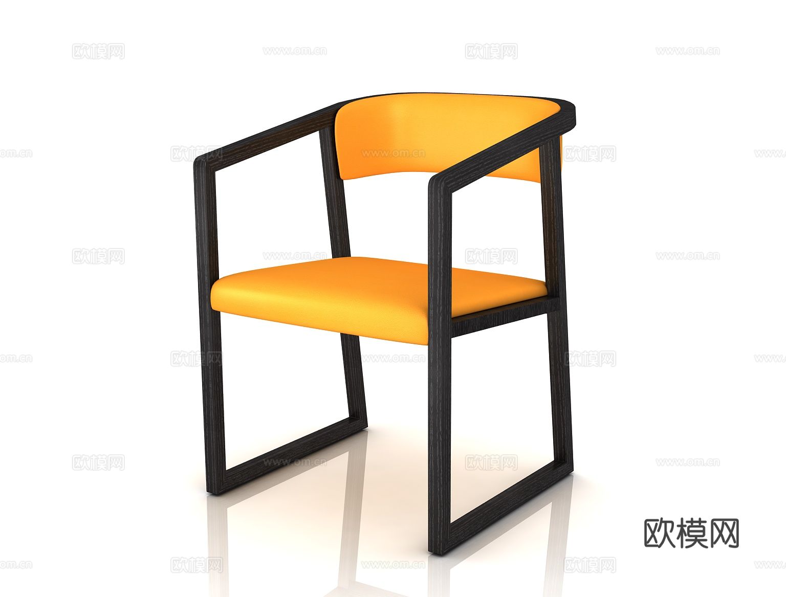 哈根HGDS-B11休闲椅3d模型