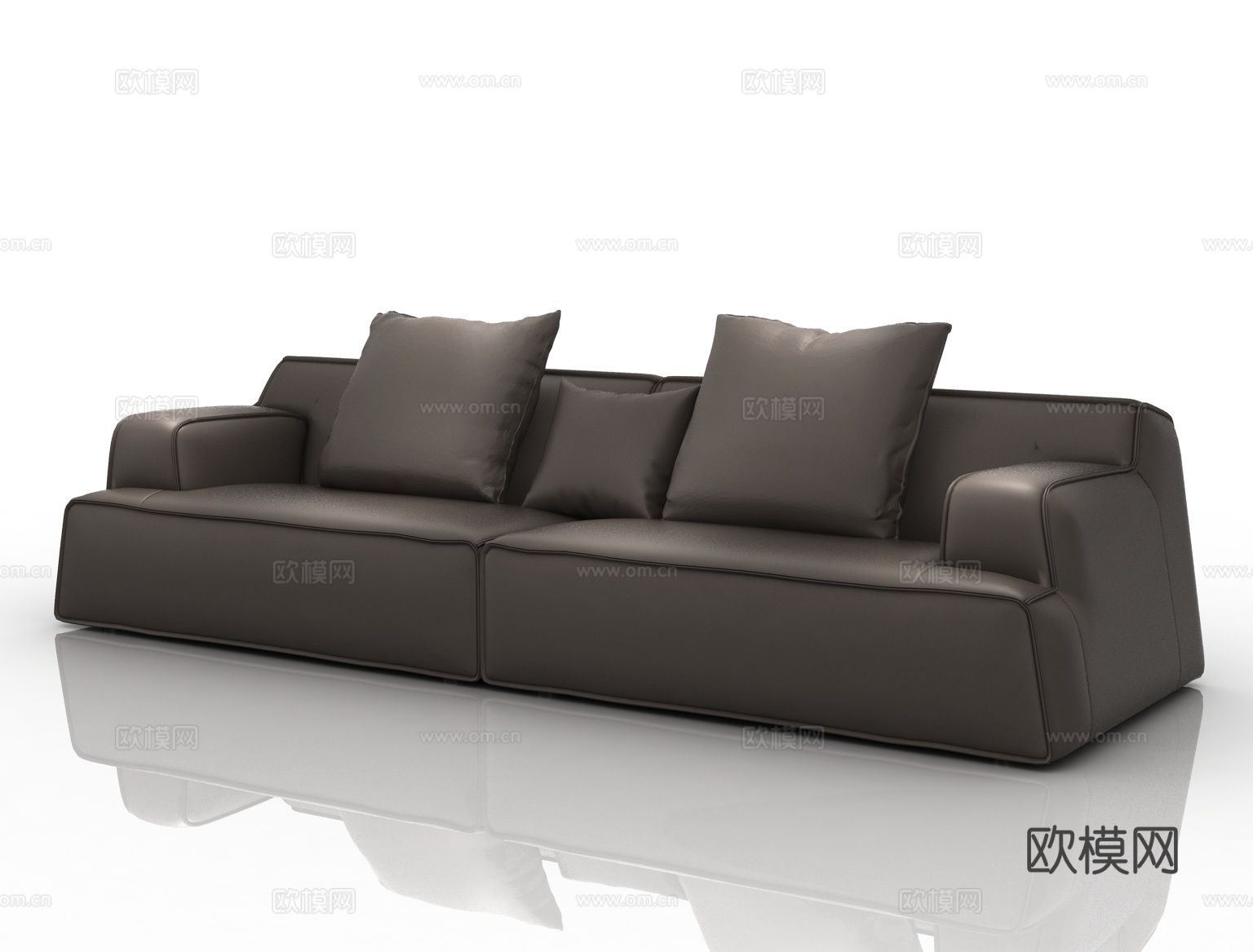 哈根HGDS-061 多人沙发3d模型下载