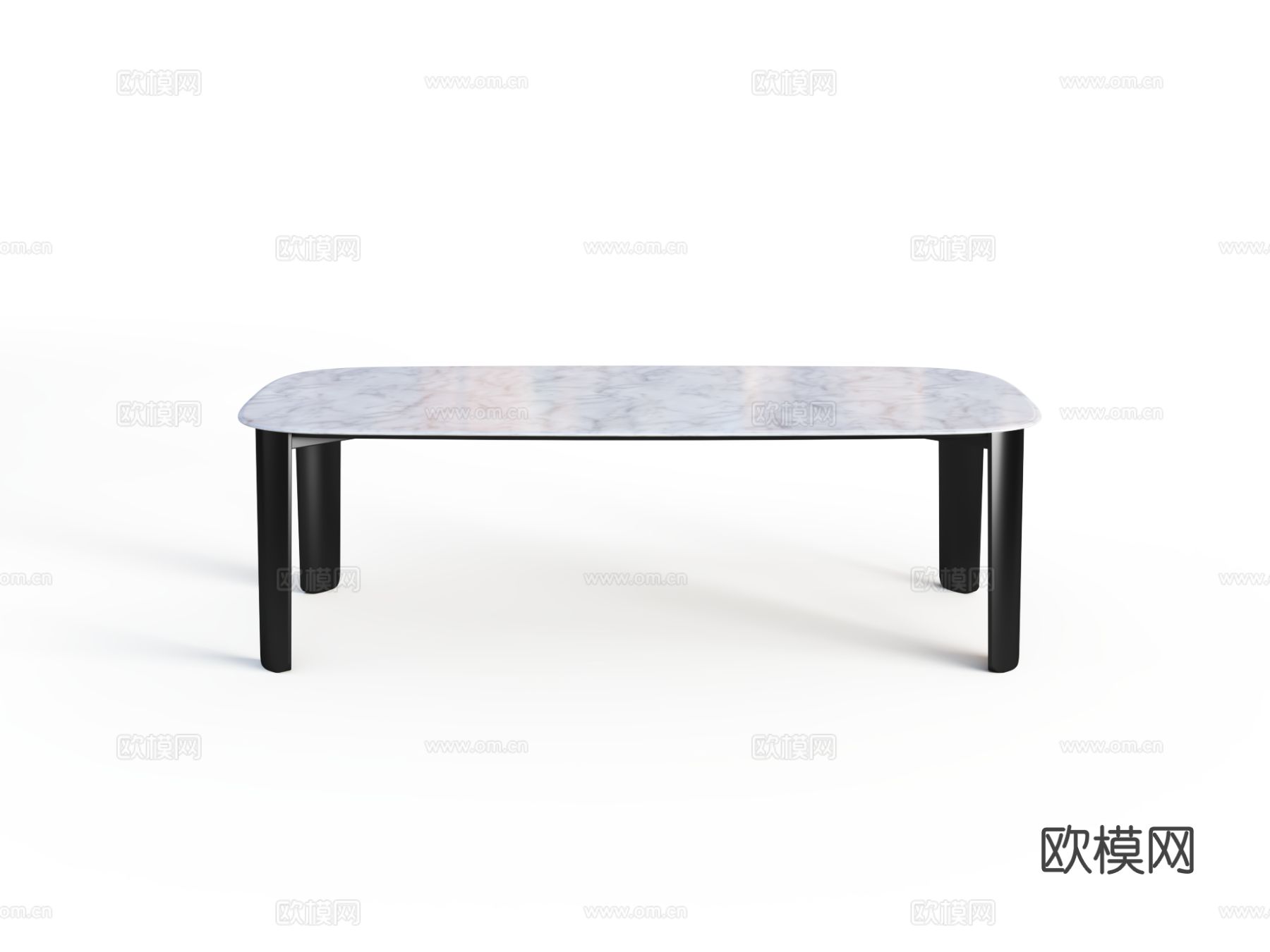 都汇里11C014 长餐桌3d模型