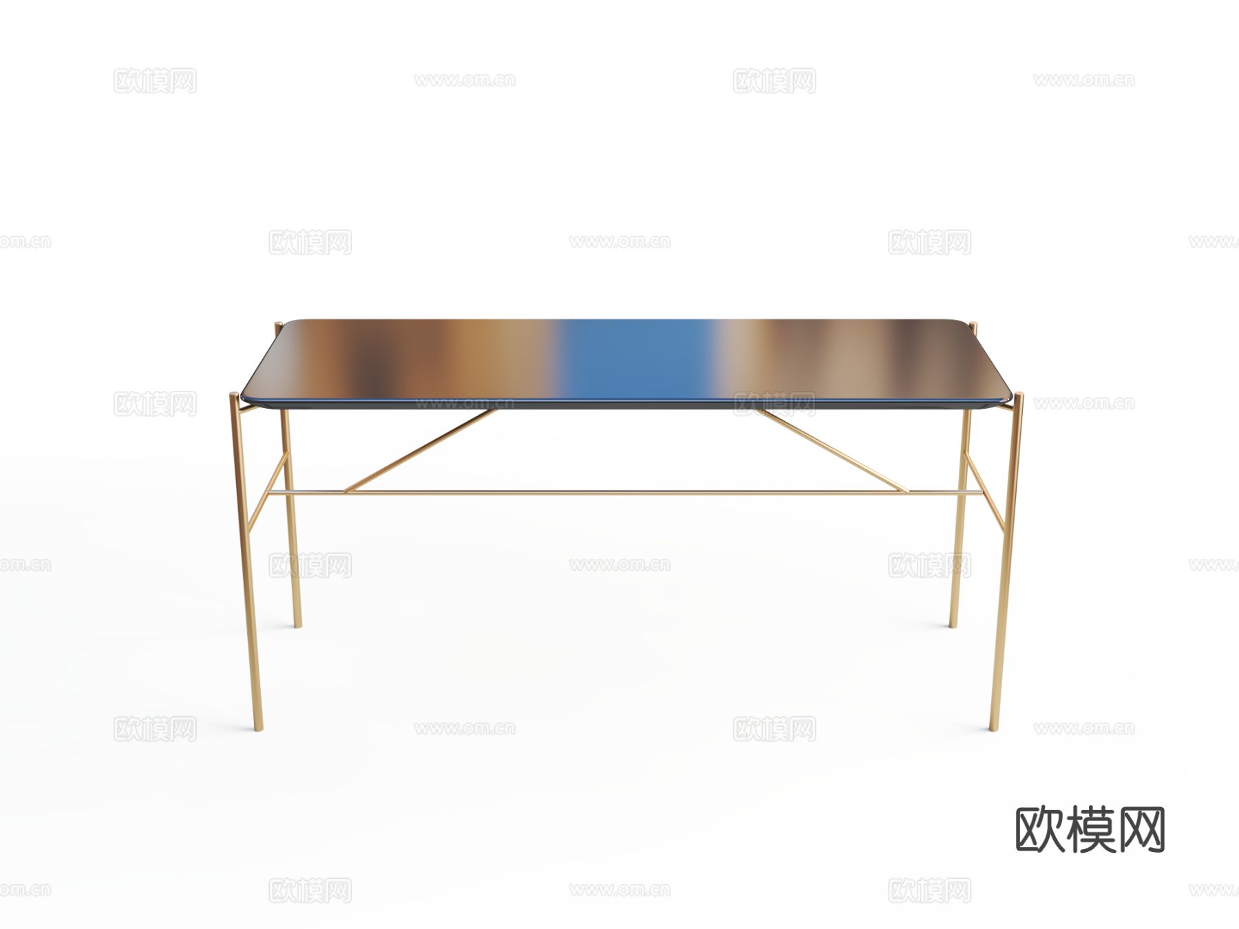 都汇里43C002长边几3d模型