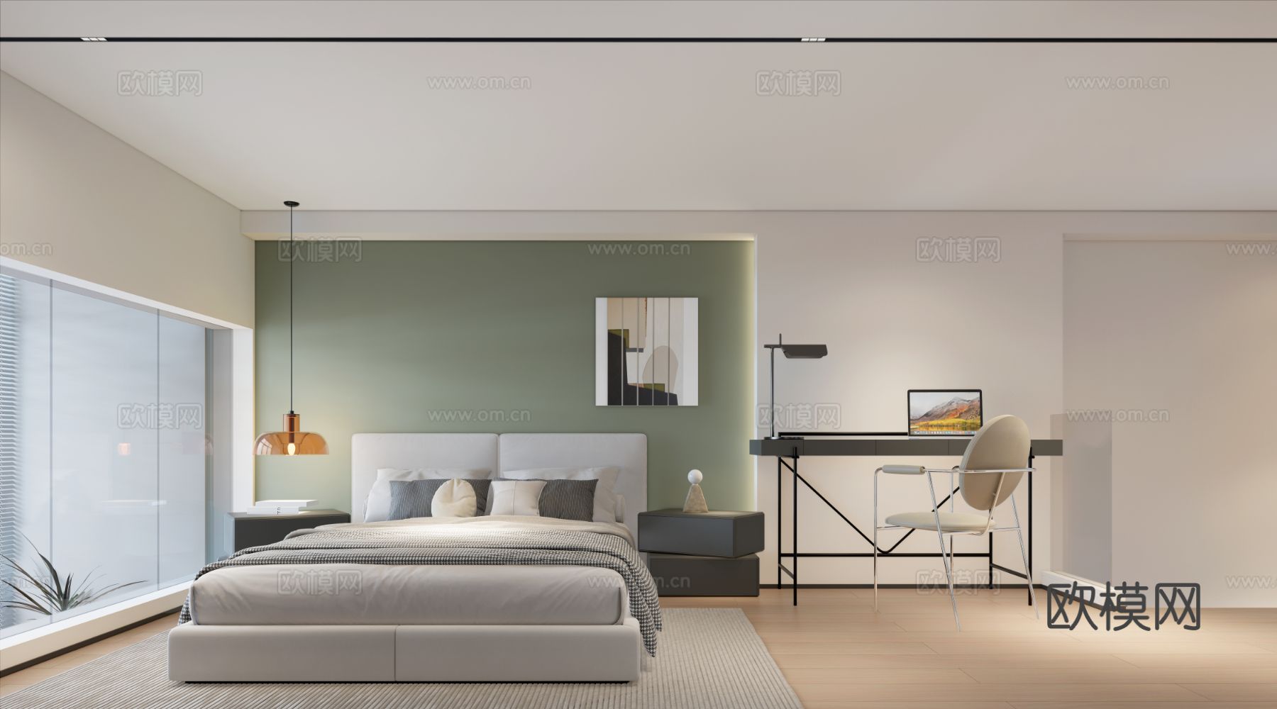 loft公寓装修效果图下载（渲染图6）