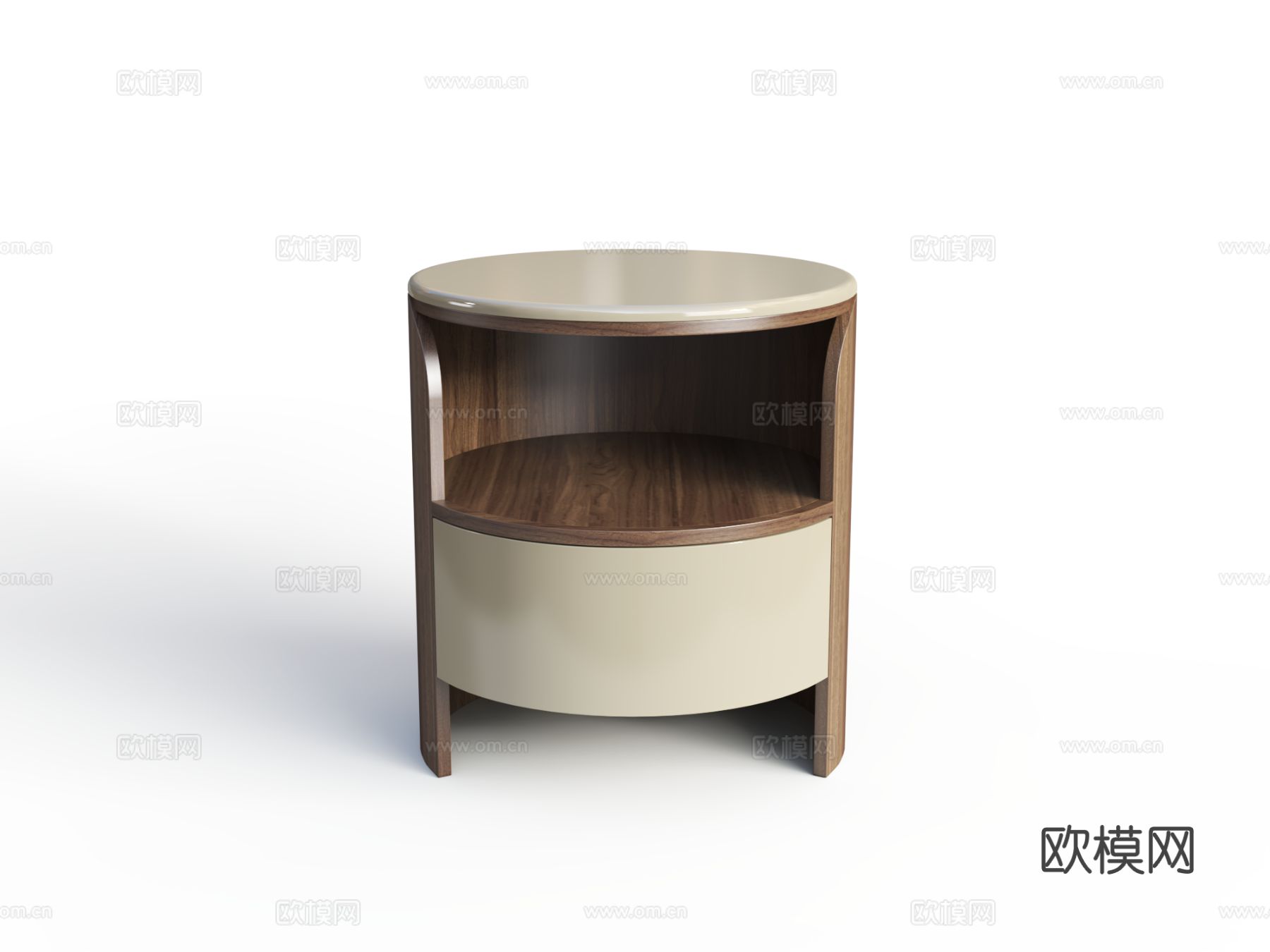 都汇里 53C002床头柜3d模型