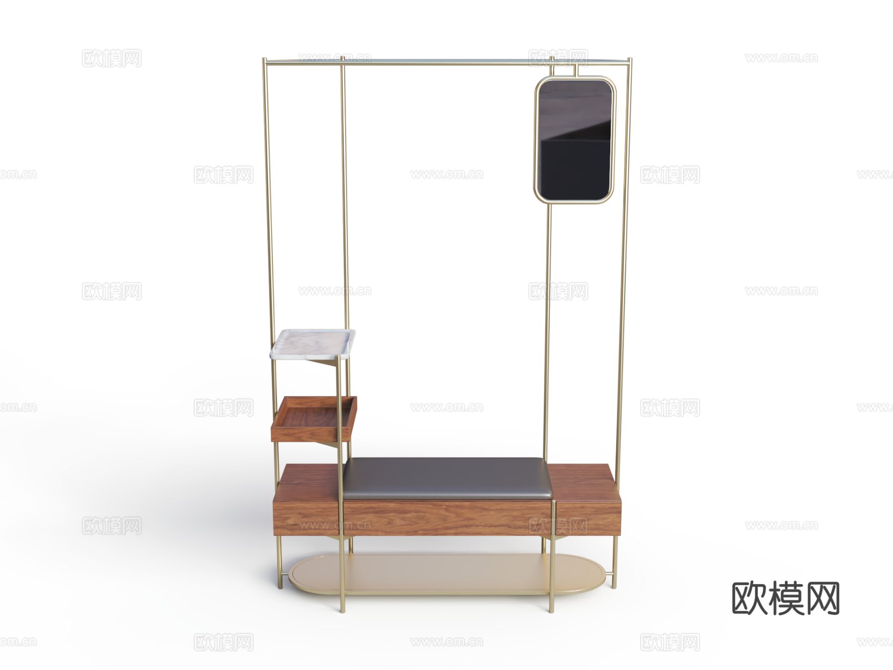 都汇里56C001 挂衣架3d模型下载