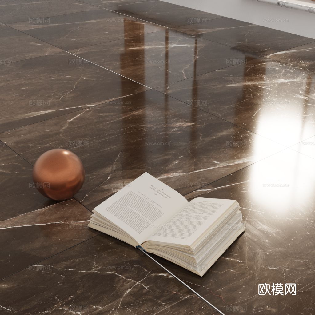 深棕色大理石2025CR物理材质（适用FG插件）下载