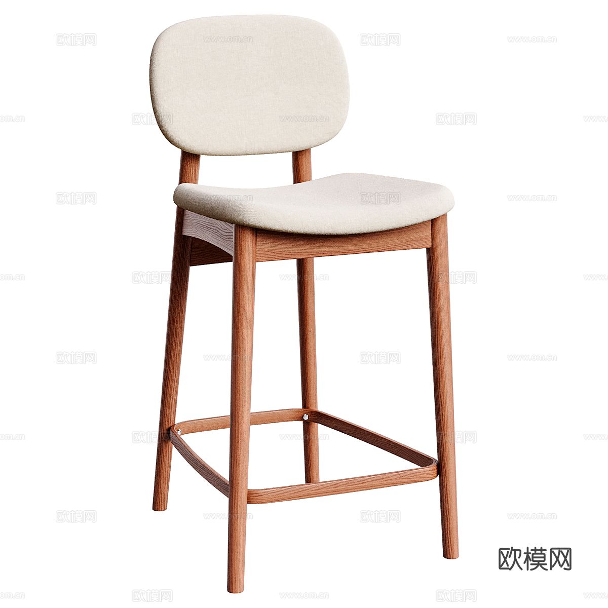 现代吧台椅 单椅3d模型
