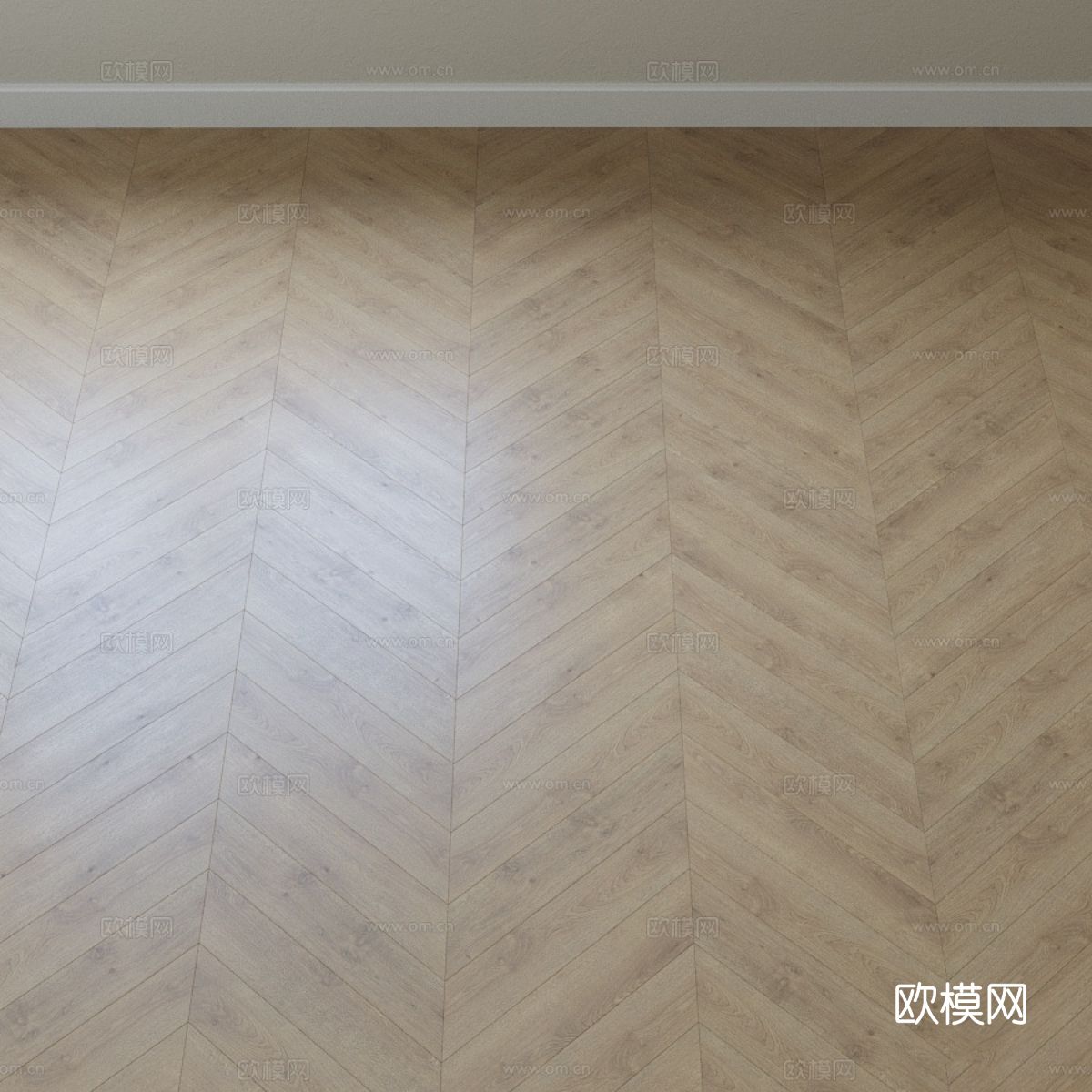新中式橡木木地板3d模型