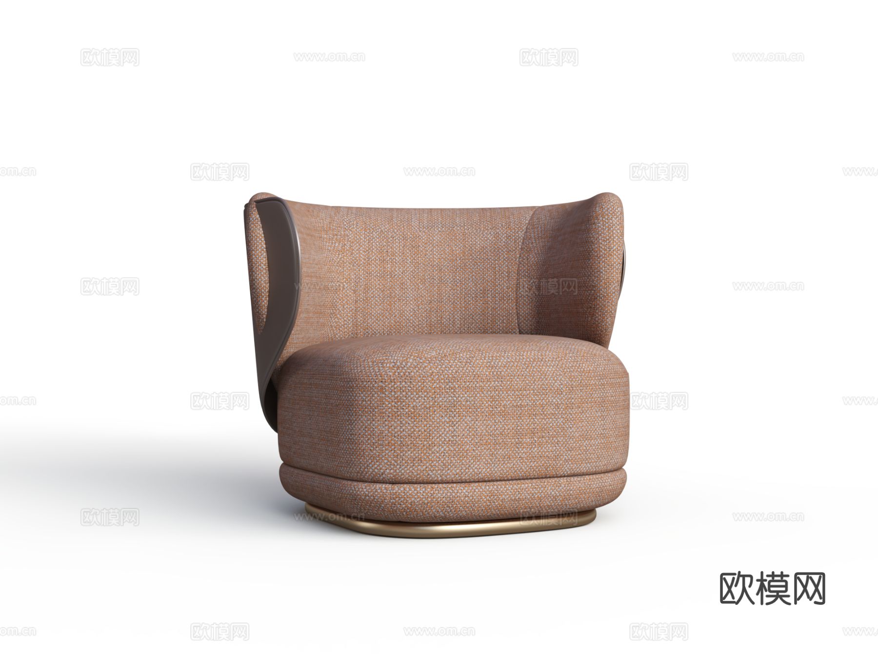 都汇里31F013-11_3D单人沙发3d模型