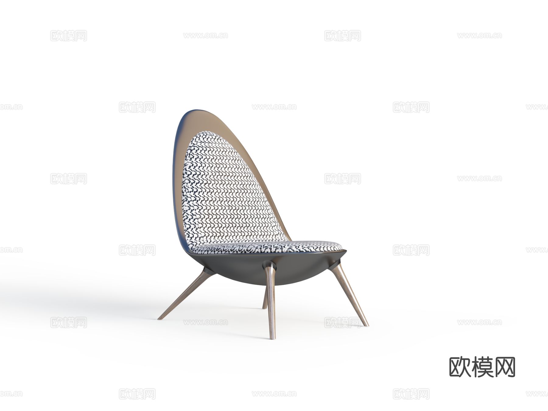 都汇里 32F005_3D 休闲椅3d模型下载