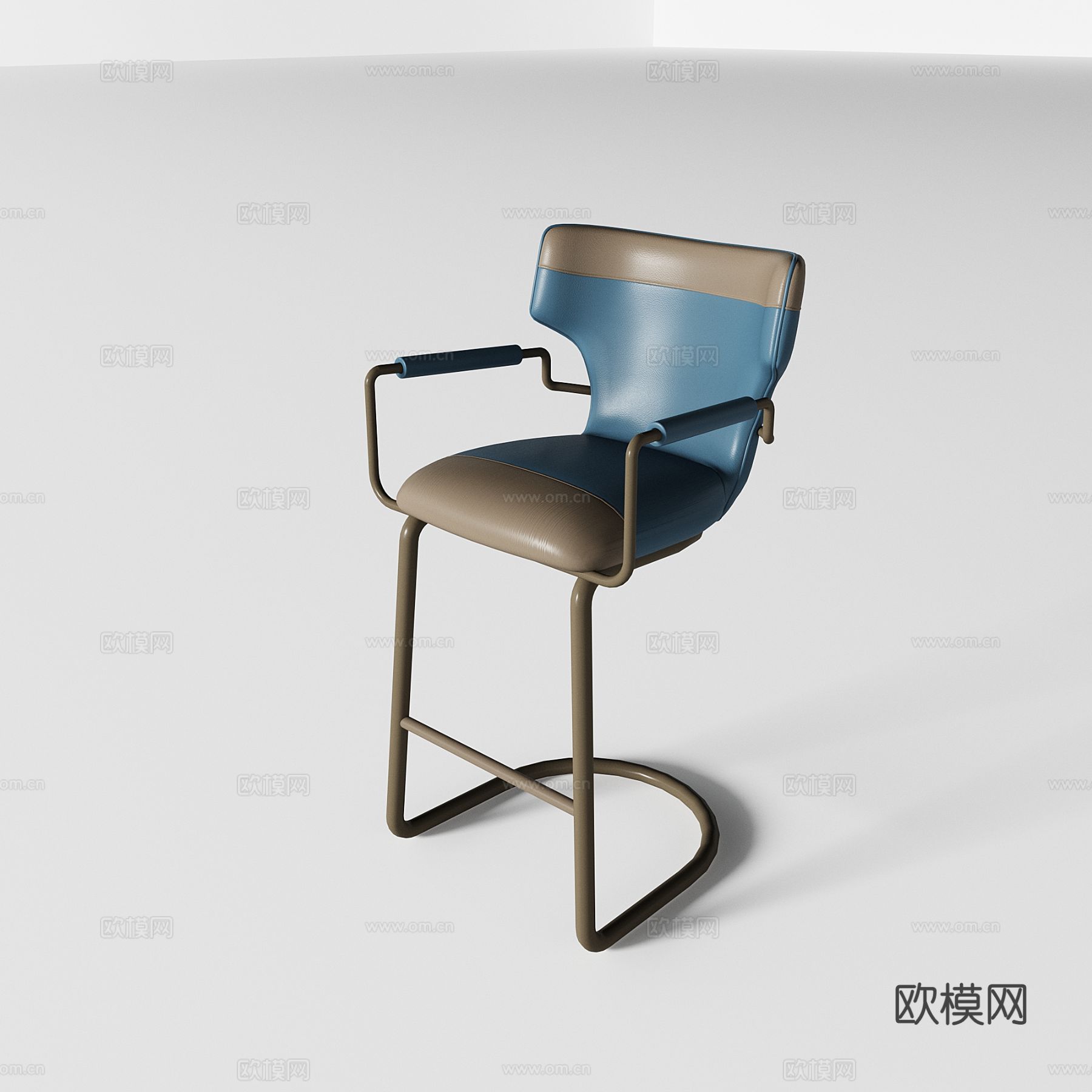 米洛AMBO-BY8096吧椅3d模型