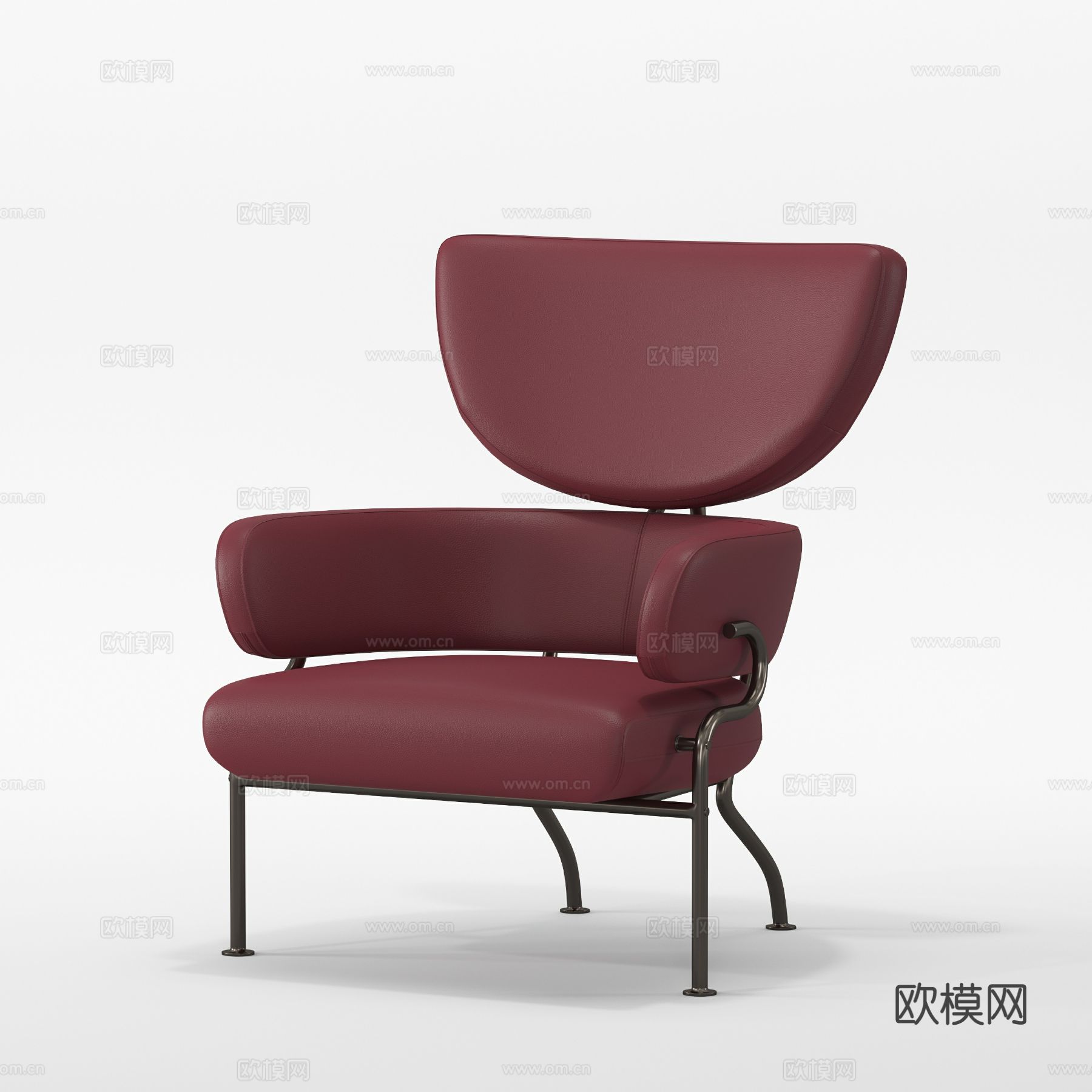 汉格HB593 休闲椅3d模型
