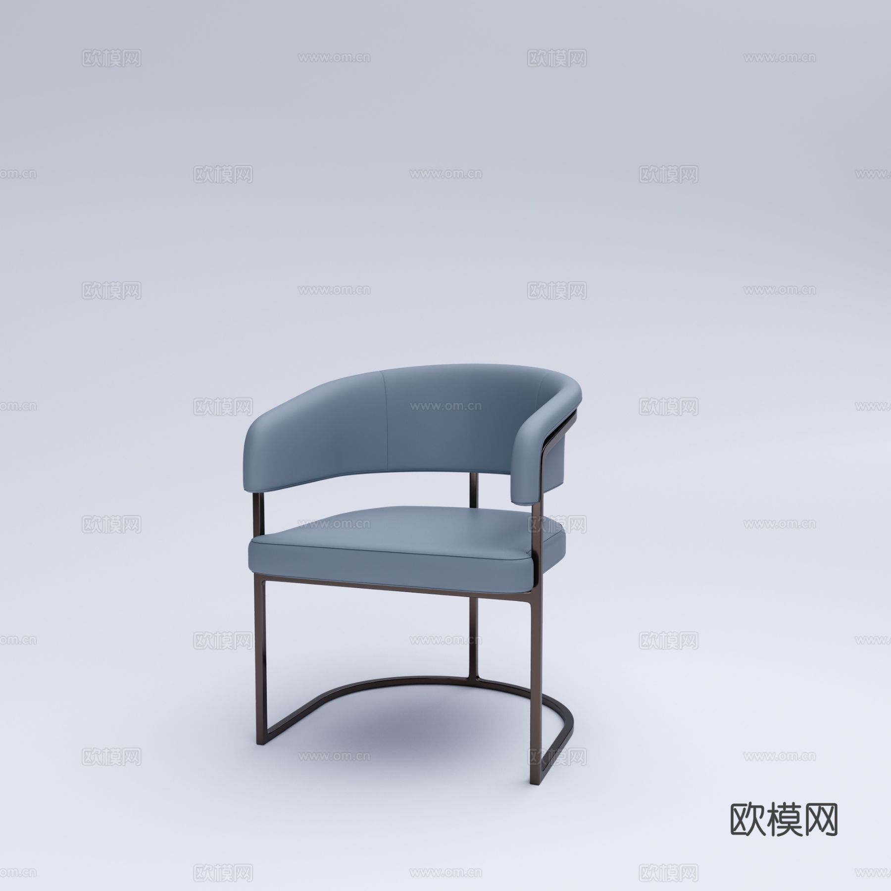 米洛AMBO-CY80131餐椅3d模型