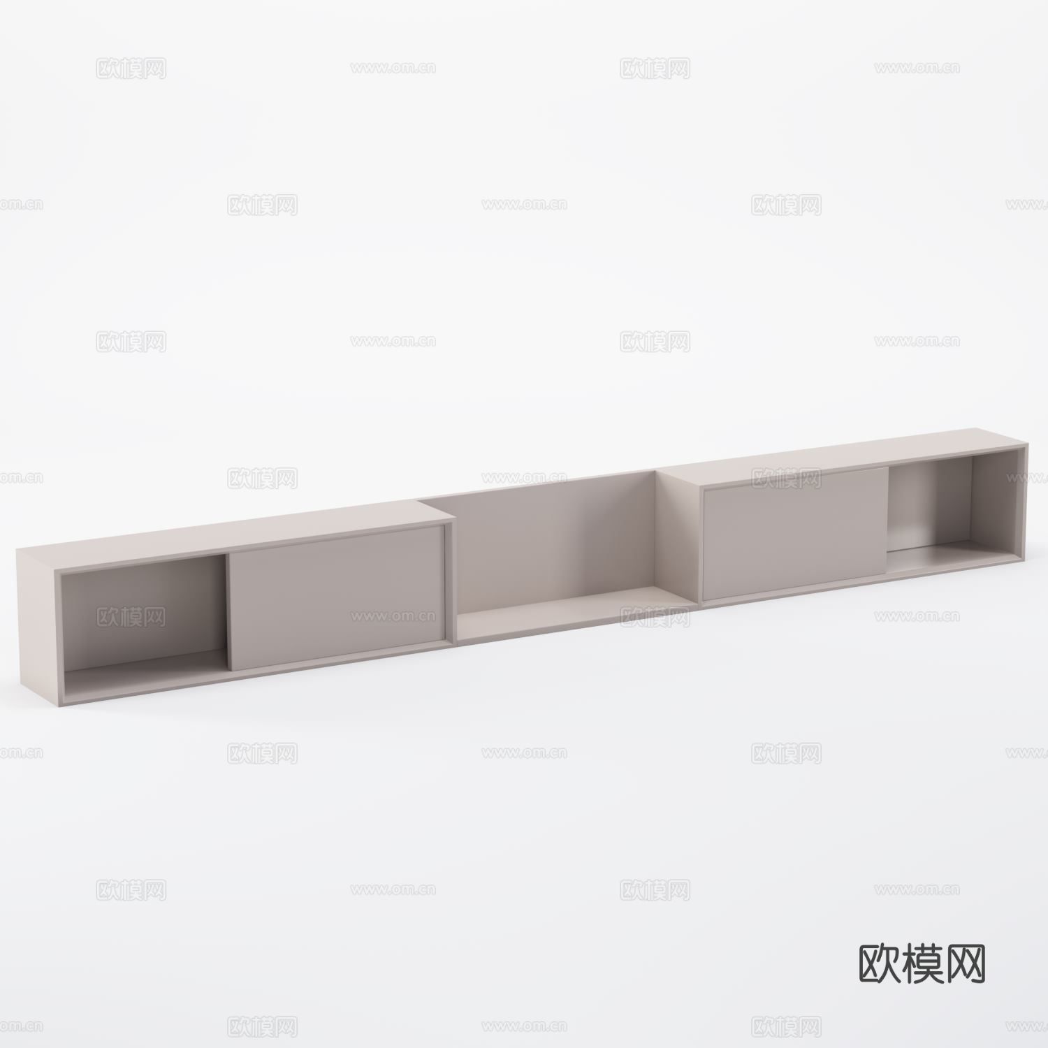 汉格 H4-V2108  组合电视柜3d模型