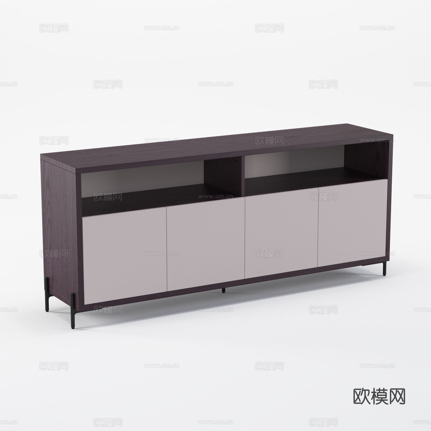 汉格H4-G2106A餐边柜3d模型下载