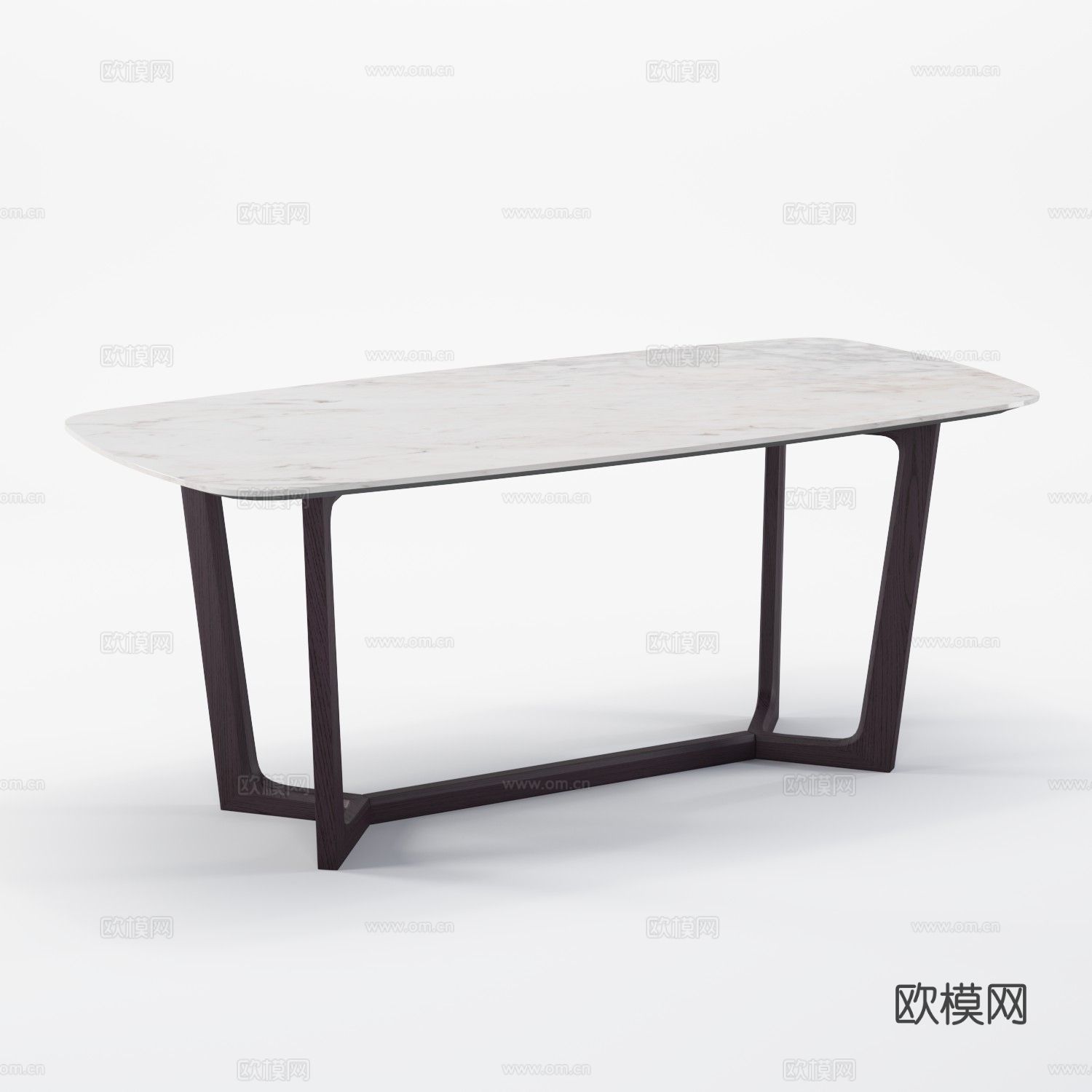 汉格H4-T109餐桌3d模型