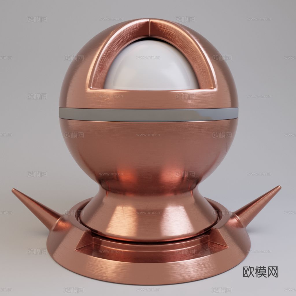 玫瑰金-拉丝金属2025CR材质下载