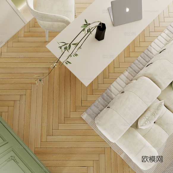 現(xiàn)代客廳效果圖下載(渲染圖6)