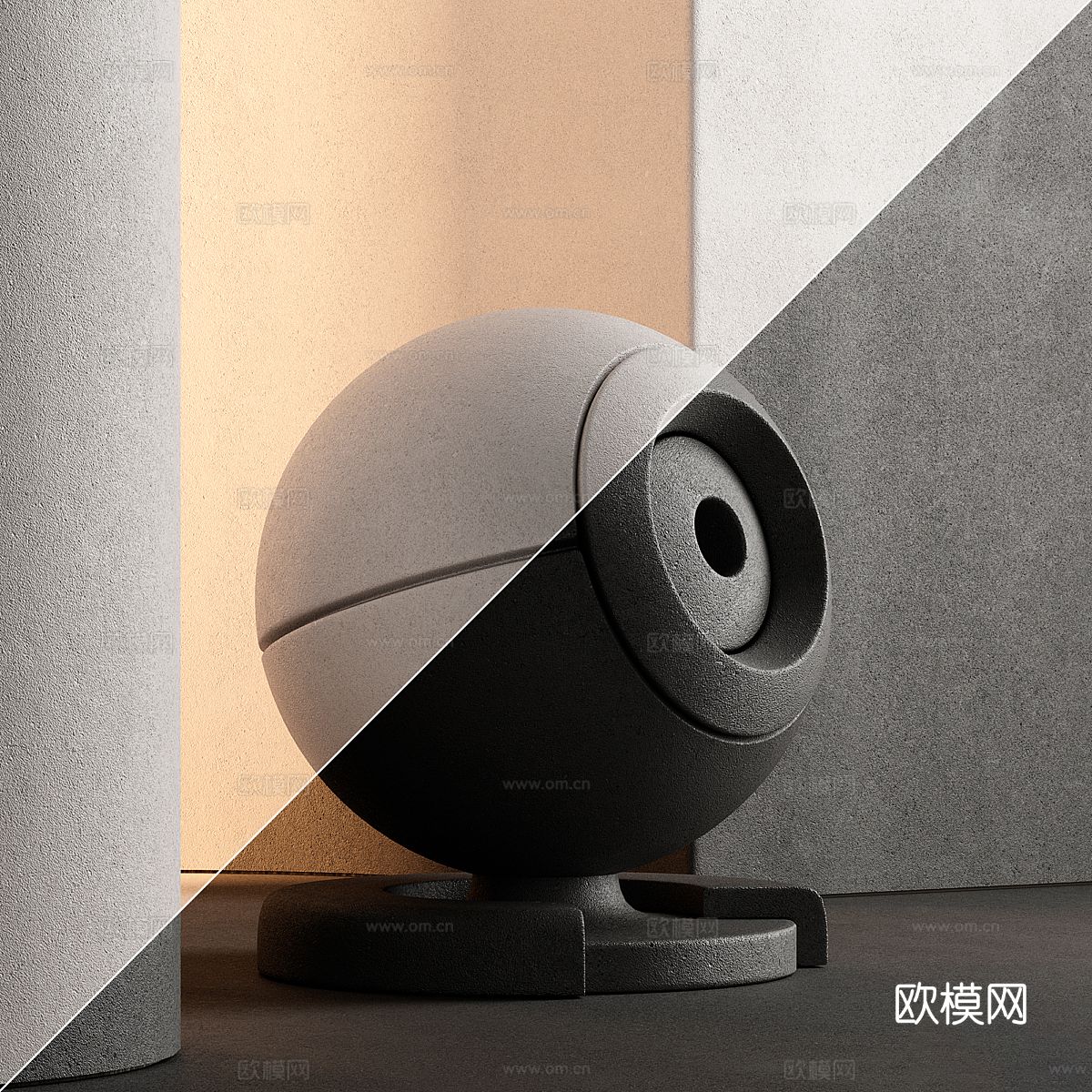 涂料 艺术漆 微水泥 真石漆 外墙涂料3d模型