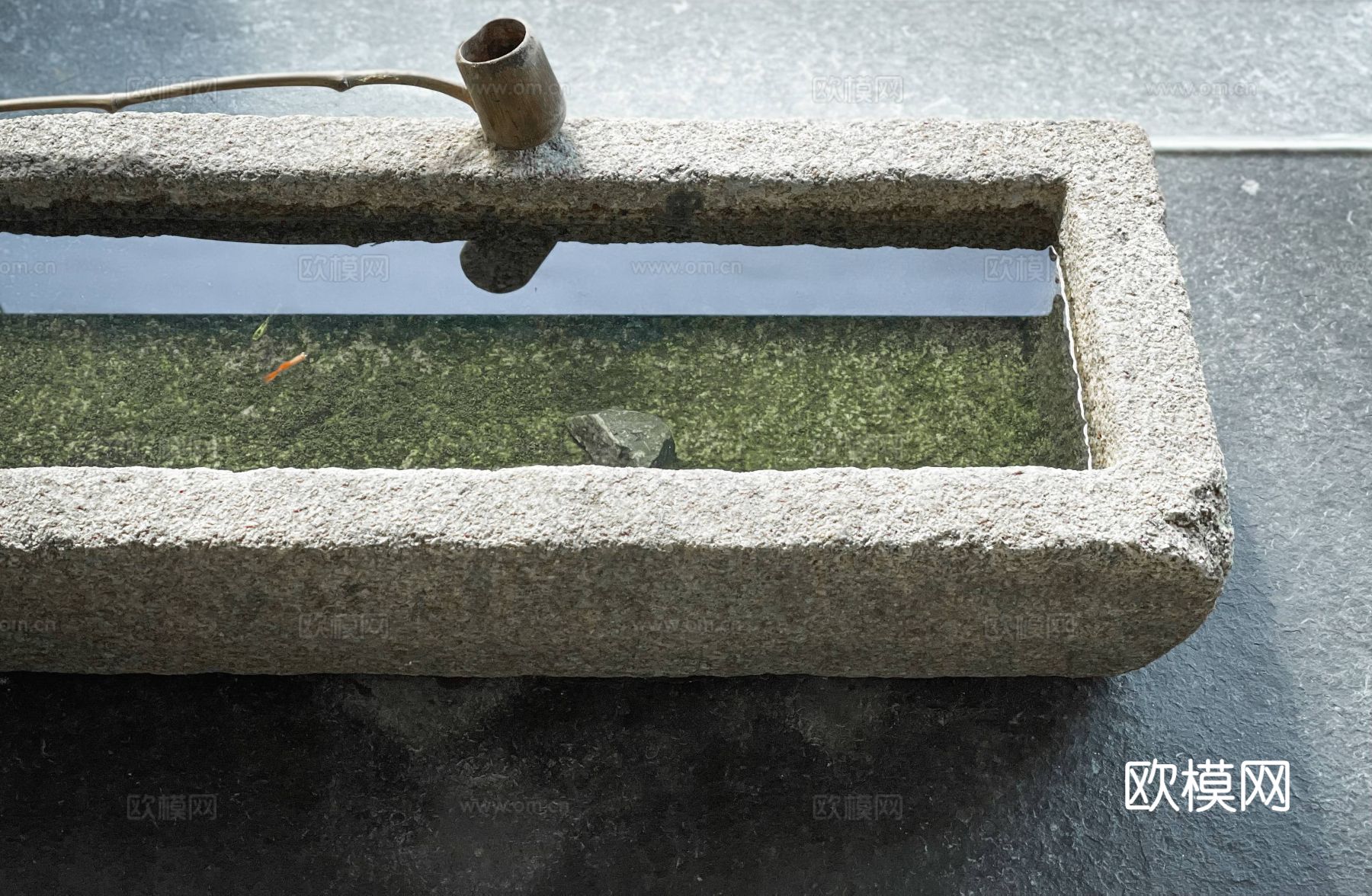 新中式茶室 餐厅效果图下载（渲染图9）