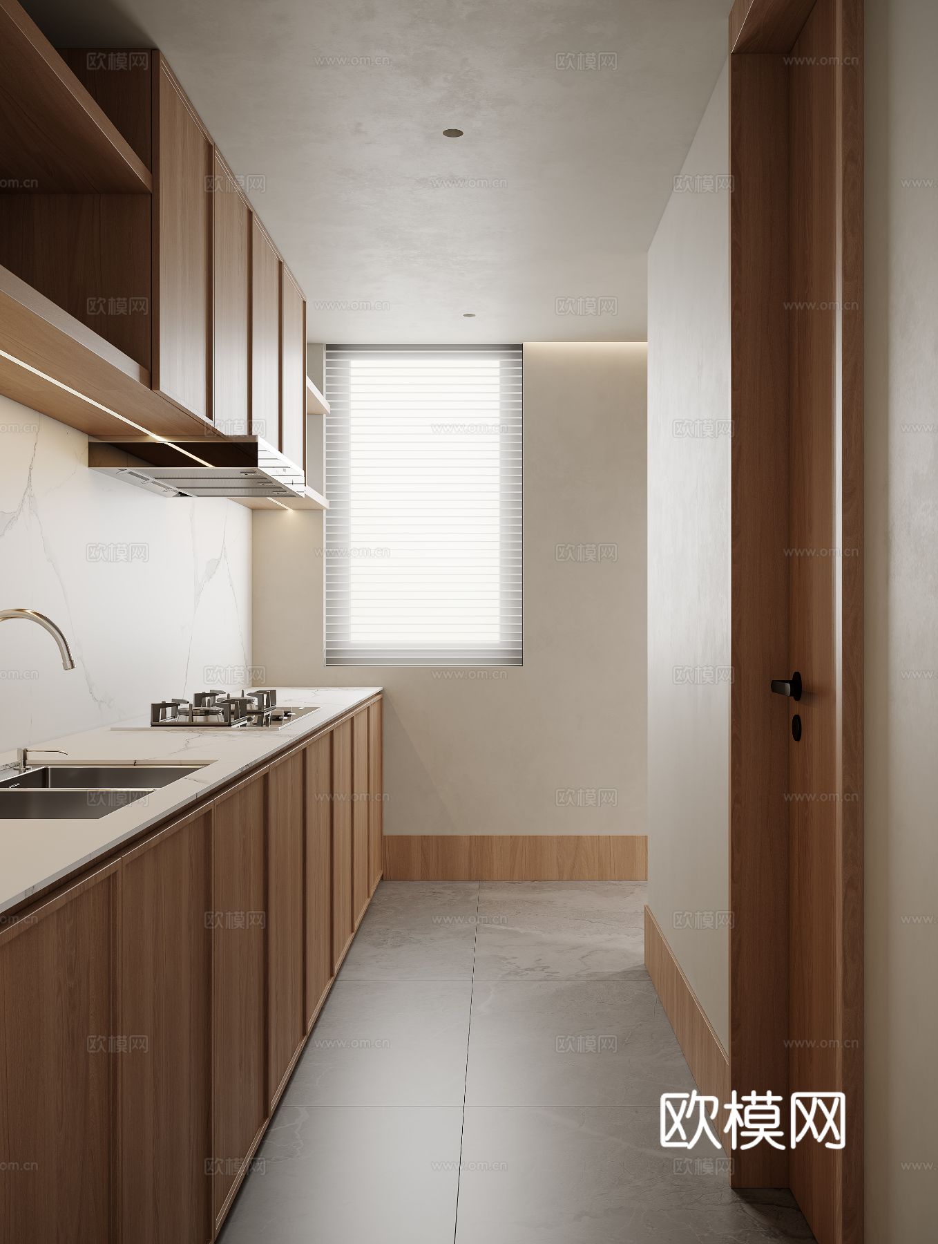 宋式新中式大民宿设计风格效果图下载（渲染图3）