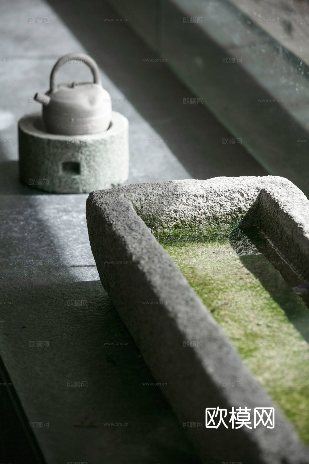 新中式茶室 餐厅效果图下载（渲染图8）