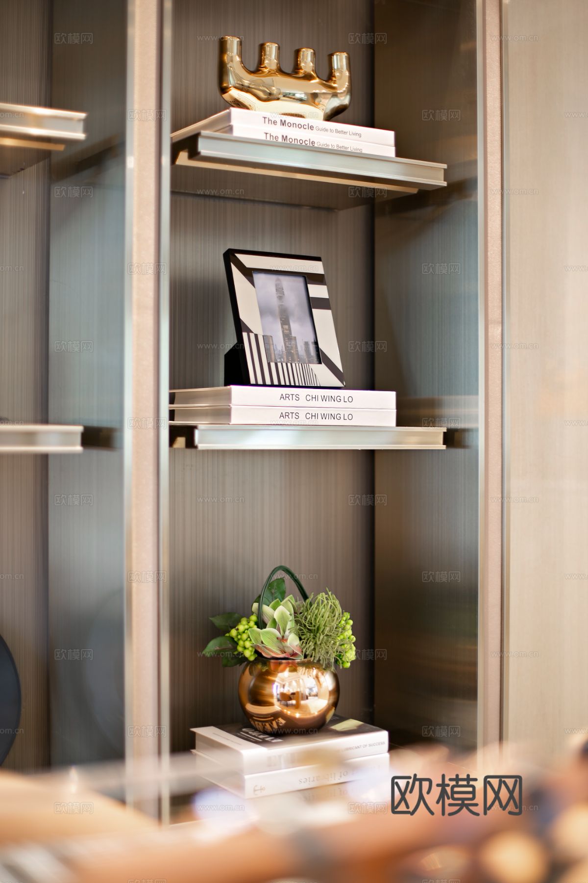 意式现代家装设计 客厅卧室效果图下载（渲染图12）