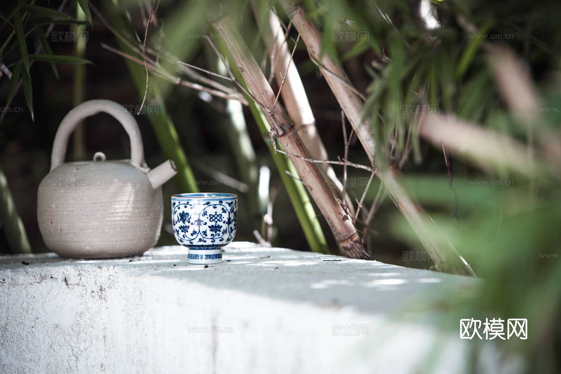 新中式茶室 餐厅效果图下载（渲染图14）