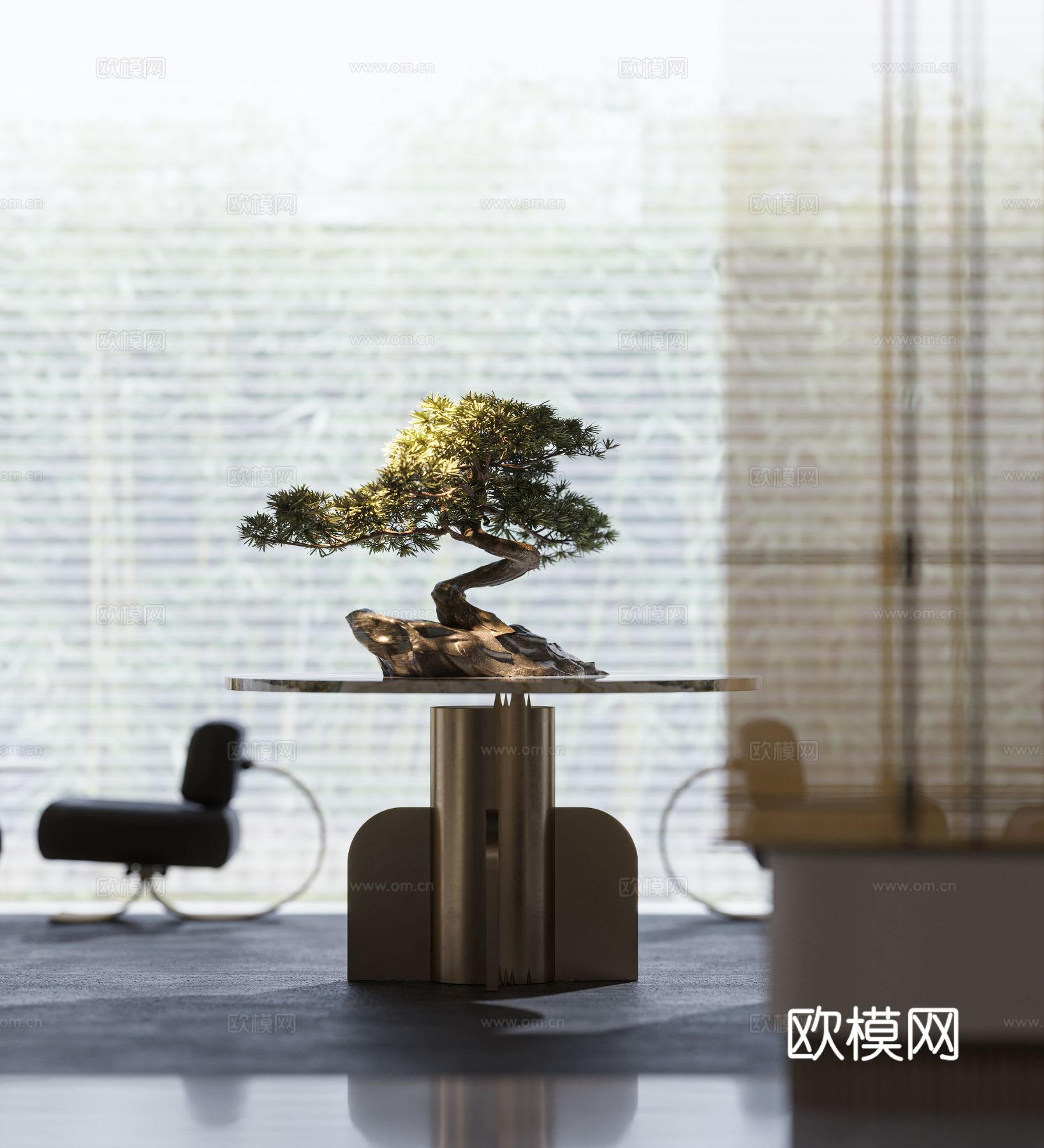 酒店大堂 民宿设计效果图下载（渲染图4）