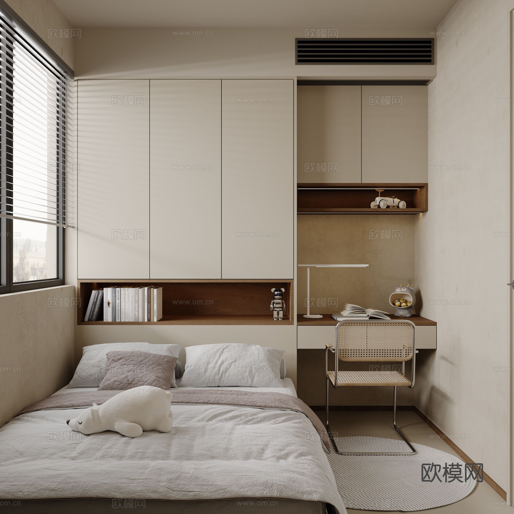 宋式新中式大平层家装风格效果图下载（渲染图8）