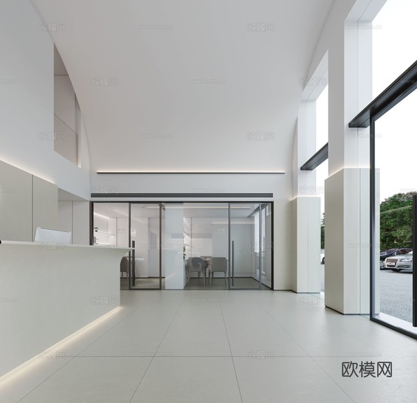 美容院裝修效果圖下載(渲染圖8)