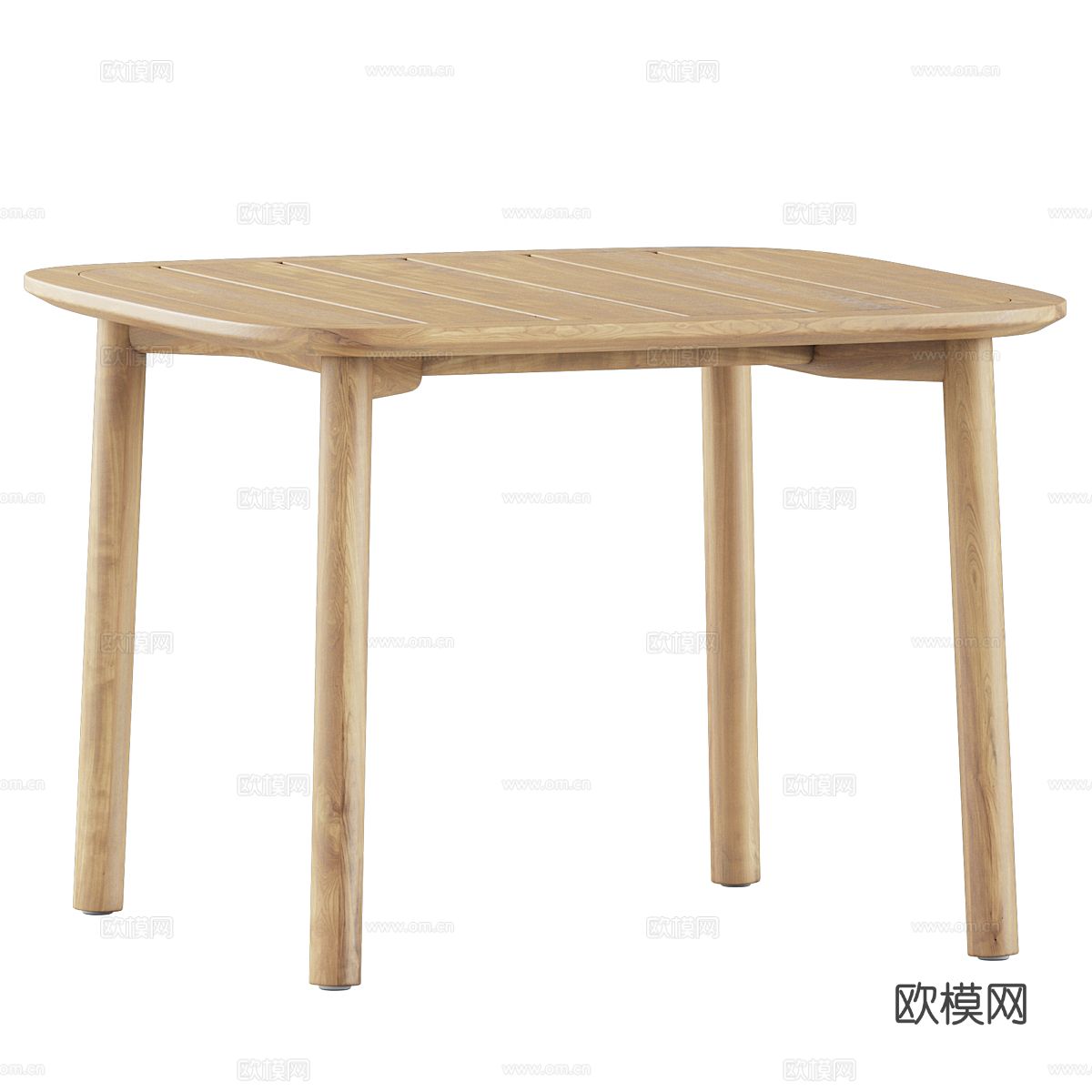 新中式餐桌椅组合3d模型