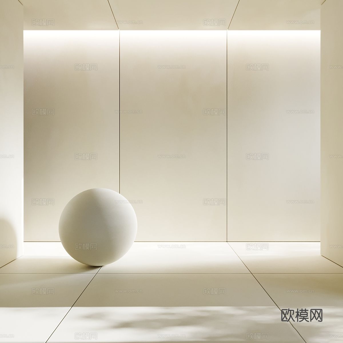 奶油风 Navona 瓷质瓷砖3d模型