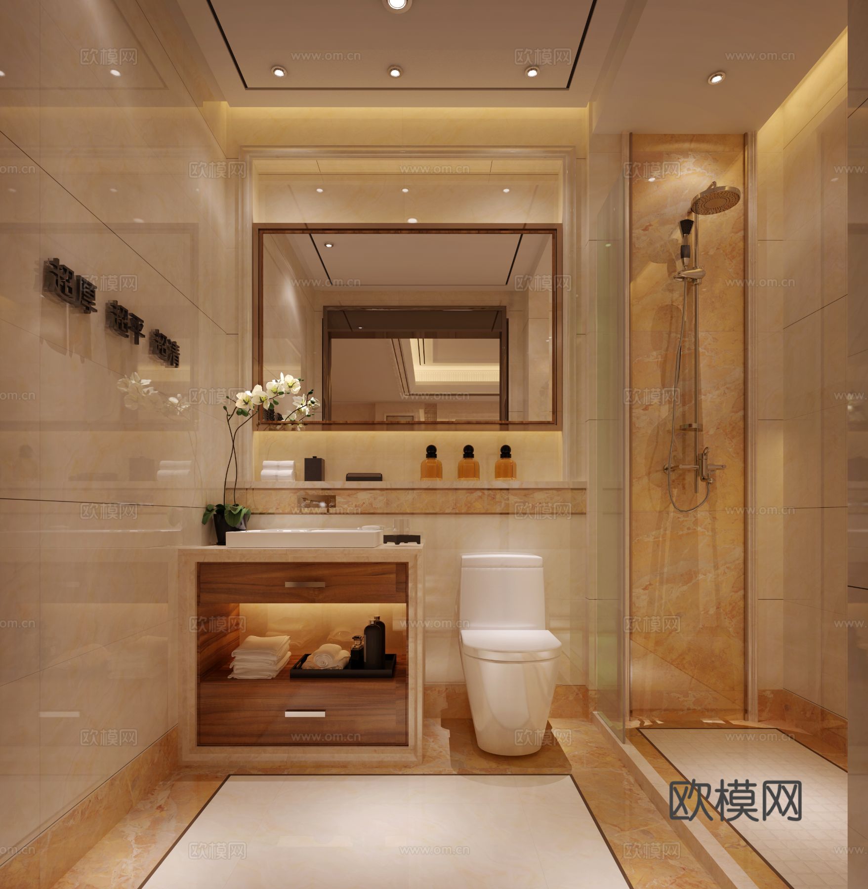 欧式室内展厅样板间设计效果图下载（渲染图8）