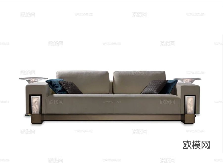 reflex 双人沙发3d模型下载（渲染图2）