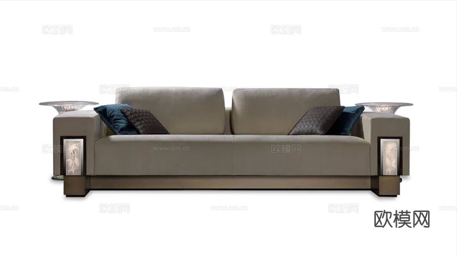 reflex 双人沙发3d模型下载（渲染图1）