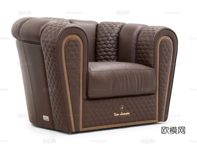 TONINO LAMBORGHINI 单人沙发3d模型下载（渲染图2）