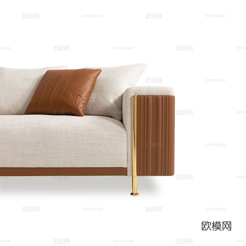 TRUSSARDI 双人沙发3d模型下载（渲染图3）