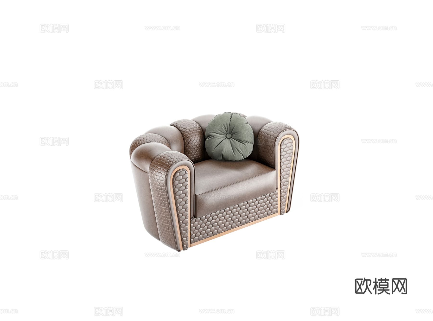 TONINO LAMBORGHINI 单人沙发3d模型下载（渲染图4）