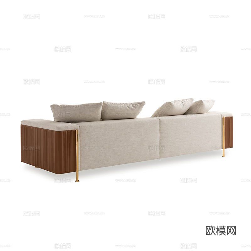 TRUSSARDI 双人沙发3d模型下载（渲染图2）