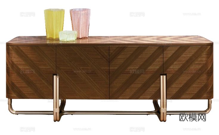 VERSACEA 电视柜3d模型下载（渲染图2）